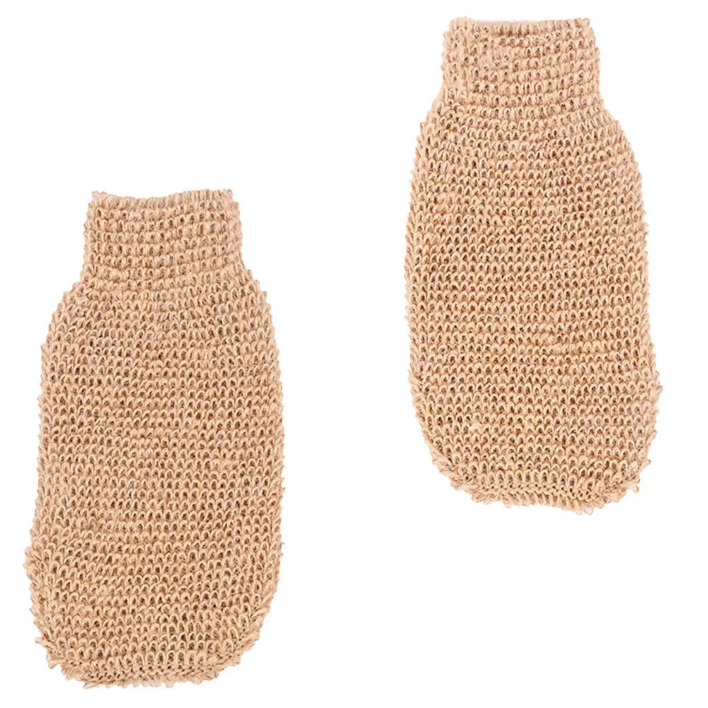 Jute/Hemp Exfoliating Bath Gloves