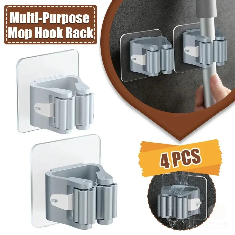Mop/Broom Holder - 4pk