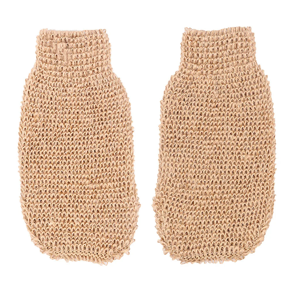 Jute/Hemp Exfoliating Bath Gloves